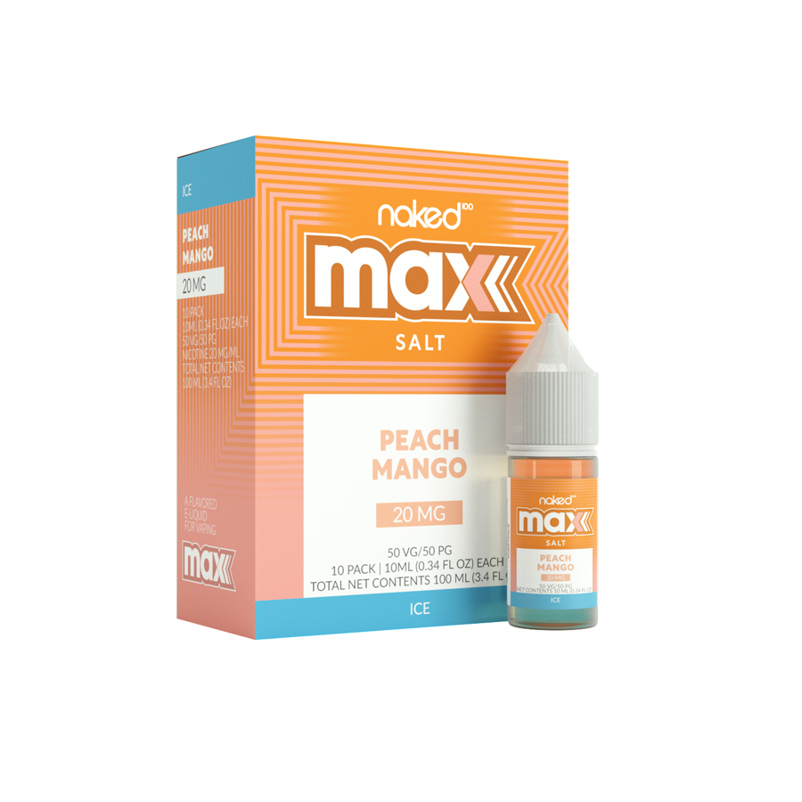 Жидкость Naked 100 Max Salt Ice "Peach Mango" 10 мл