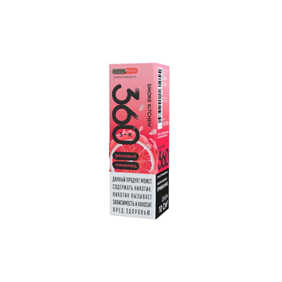 Жидкость Смок Китчен СК-360 Ultra "Розовый Лимонад" 10 мл