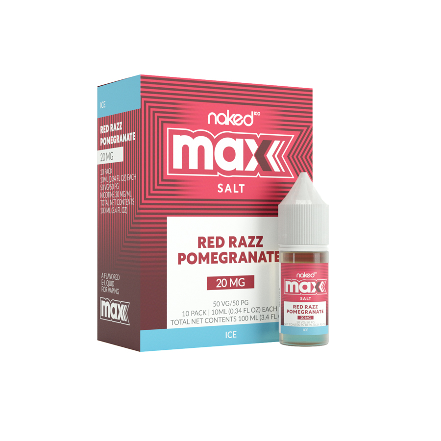 Жидкость Naked 100 Max Salt Ice "Red Razz Pomegranate" 10 мл