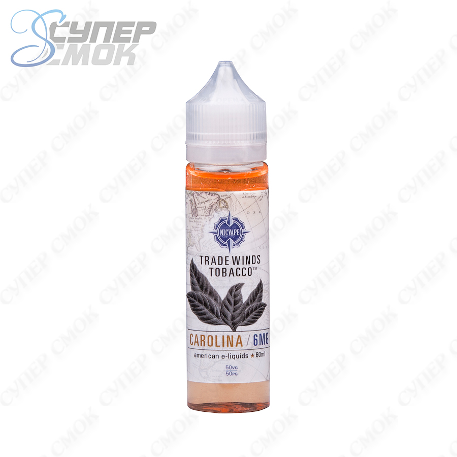 Жидкость NicVape Tradewinds Tobacco "Carolina" 60 мл