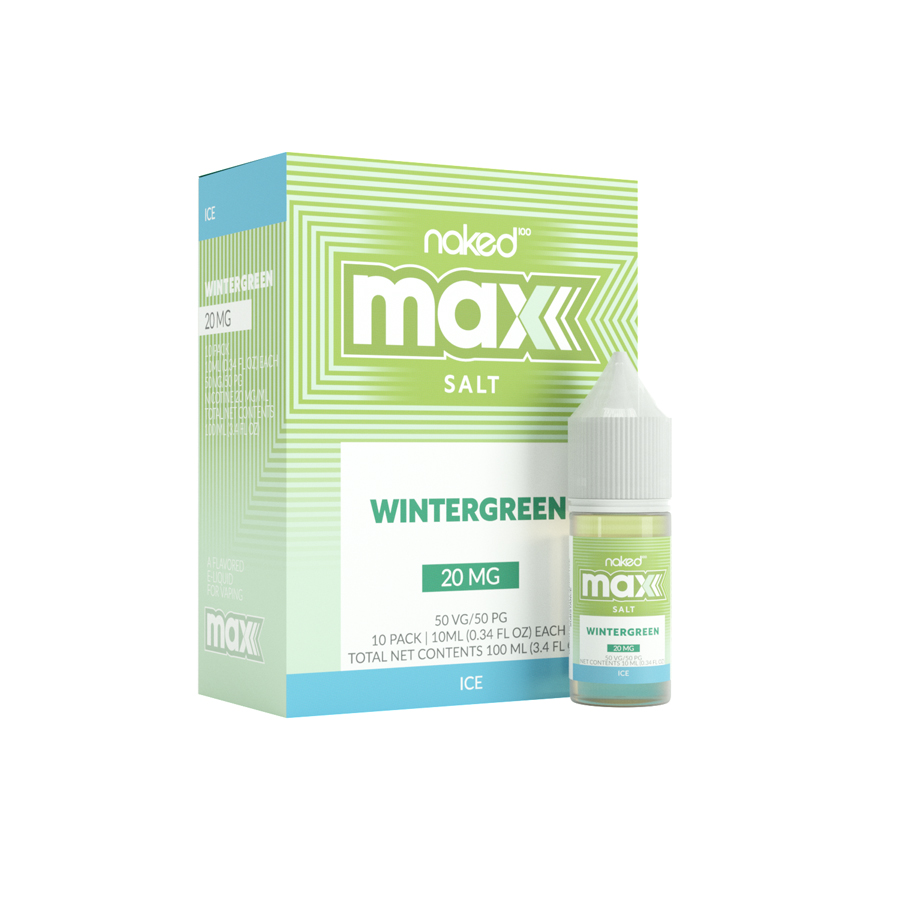 Жидкость Naked 100 Max Salt Ice "Wintergreen" 10 мл