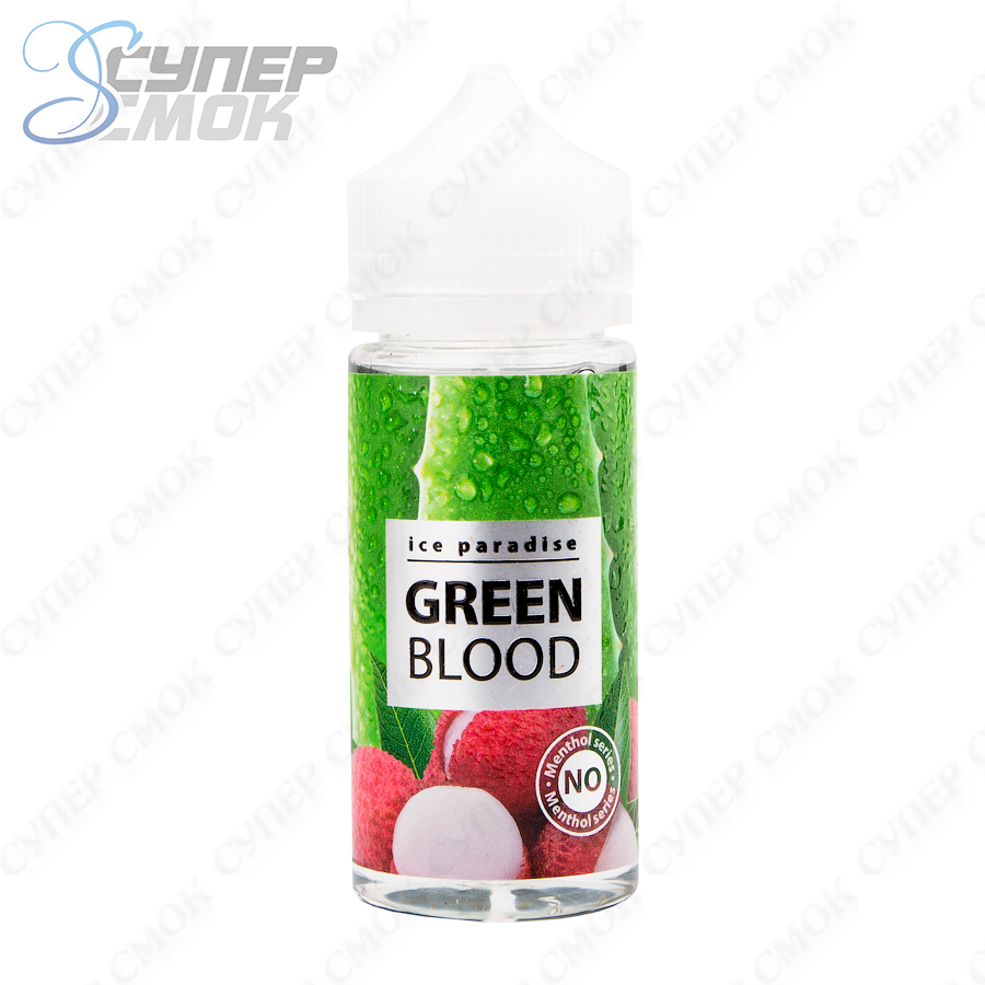 Жидкость Ice Paradise No Menthol "Green Blood" 100 мл