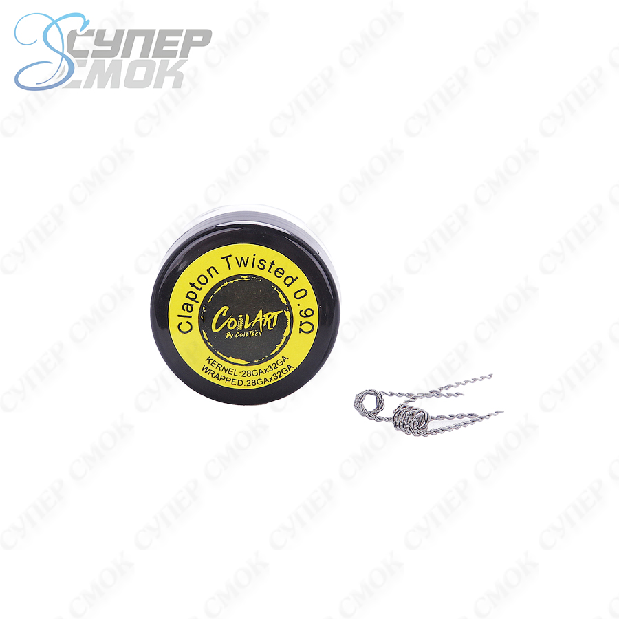 Готовая спираль CoilArt "Clapton Twisted" 0.9 Ом 10 шт