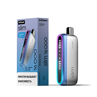 Электронная сигарета INFLAVE SLIM 16000 "Холодная Мята" 1 шт/уп