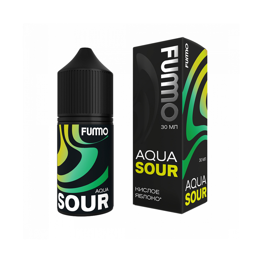 Жидкость Fummo Aqua Sour "Кислое Яблоко" 30 мл