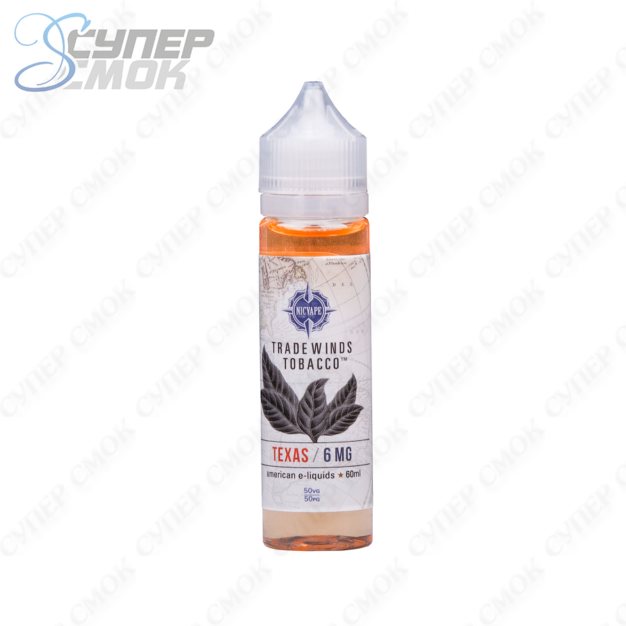 Жидкость NicVape Tradewinds Tobacco "Texas" 60 мл