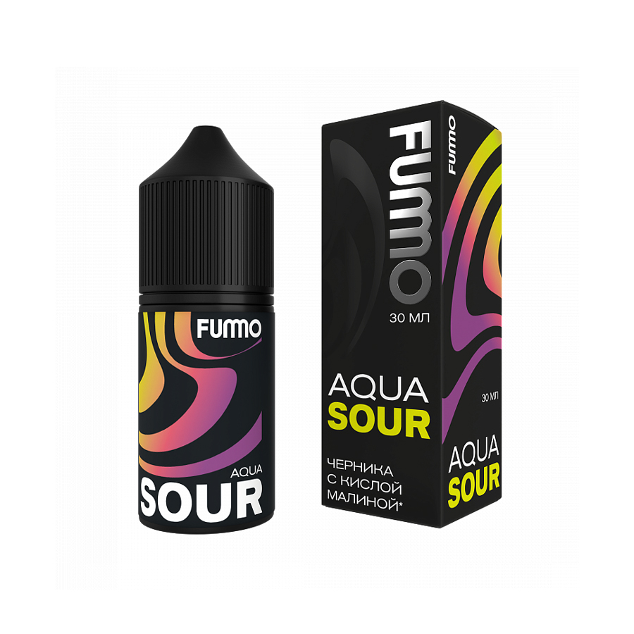 Жидкость Fummo Aqua Sour "Черника с Кислой Малиной" 30 мл