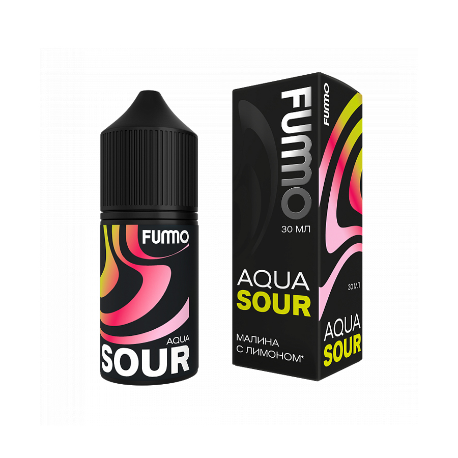 Жидкость Fummo Aqua Sour "Малина с Лимоном" 30 мл