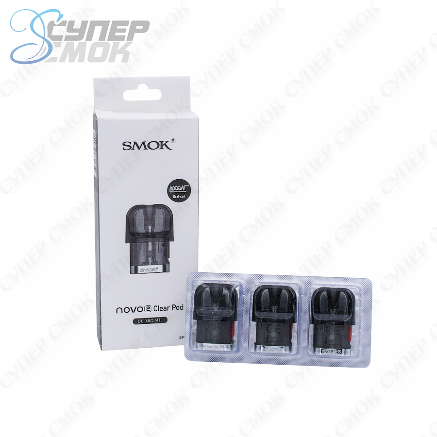 Картридж Smok Novo 2 Clear DC MTL (Прозрачный)