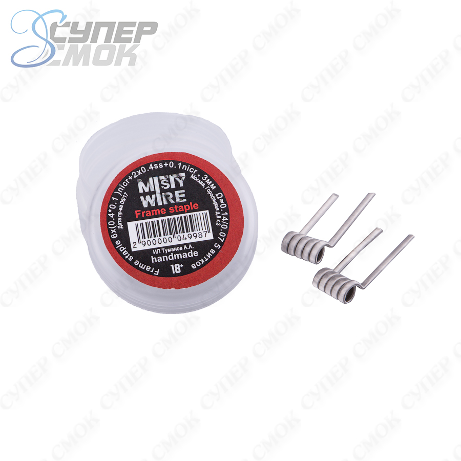 Готовая спираль Misty Wire "Frame Staple" 0.14 Ом 2 шт